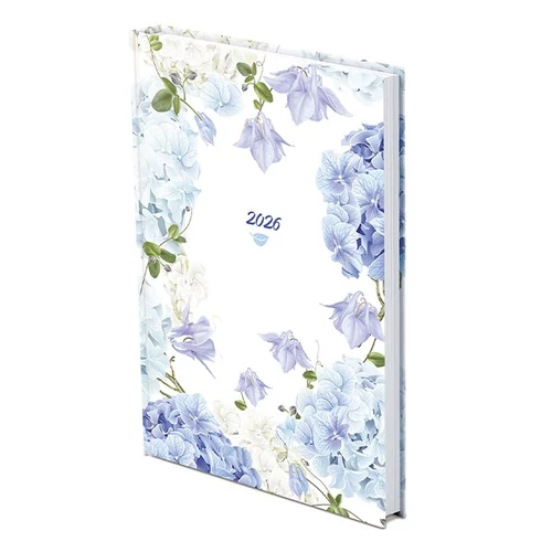 Határidőnapló TOPTIMER Joy J011 B/5 heti fehér lapos Uv lakk Hortenzia 2026.