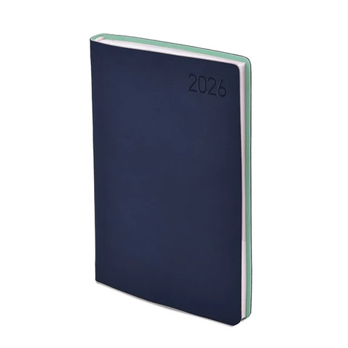 Határidőnapló TOPTIMER Madeira M021 A/5 napi fehér lapos kék-türkiz 2026.