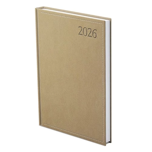 Határidőnapló TOPTIMER Traditional T015 A/5 heti fehér lapos bézs 2026.