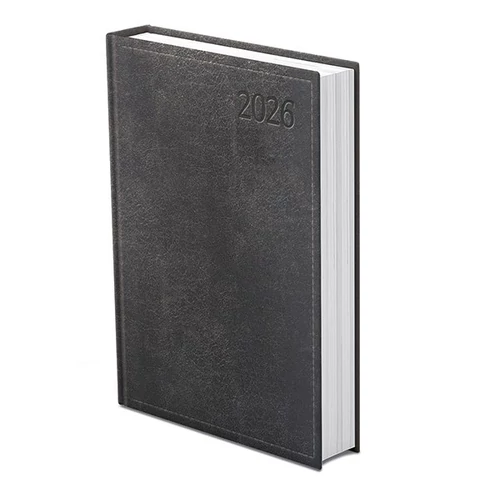 Határidőnapló TOPTIMER Traditional T020 B/5 napi fehér lapos fekete 2026.