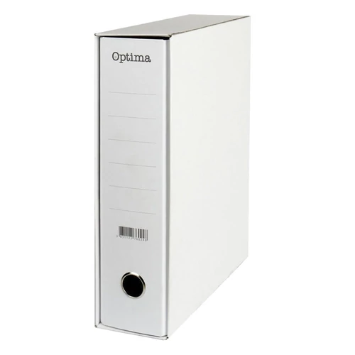 Iratrendező tokos OPTIMA A/4 75 mm fehér