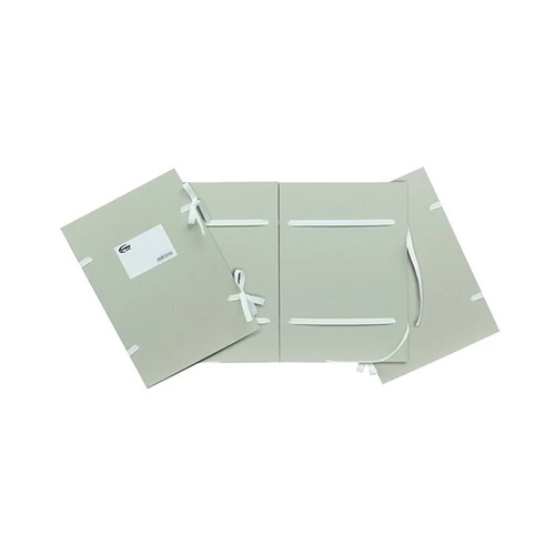 Irományfedél szalagos CLARISSA 1050 g natúr 0,8m szalaggal