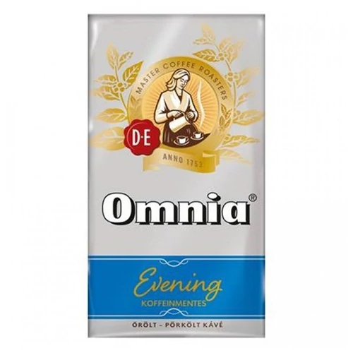 Kávé őrölt DOUWE EGBERTS Omnia Evening koffeinmentes 250 g