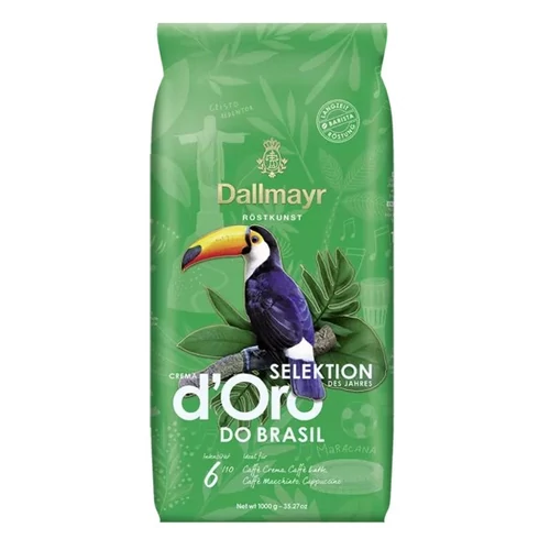 Kávé szemes DALLMAYR Crema d`Oro Selektion 2024 Brasil 1000 g