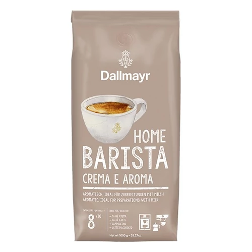 Kávé szemes DALLMAYR Home Barista Caffé Crema E aroma 1000 g