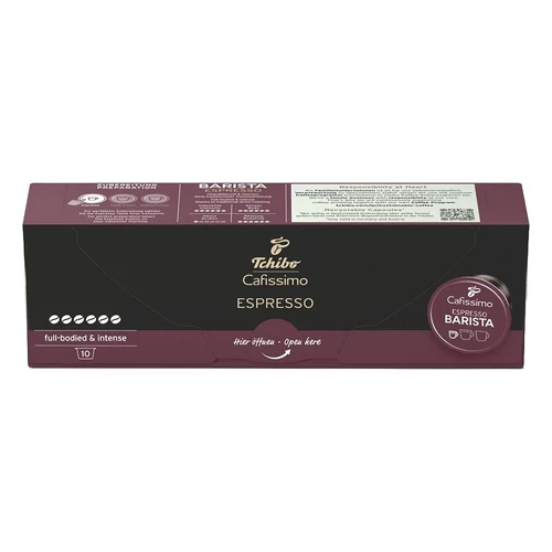 Kávékapszula TCHIBO Cafissimo Barista Espresso 10 kapszula/doboz