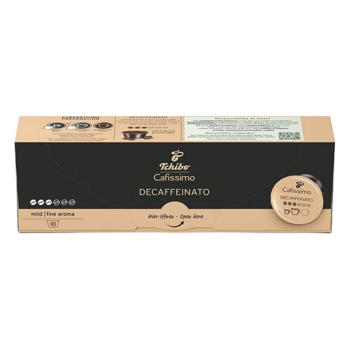 Kávékapszula TCHIBO Cafissimo Caffé Crema koffeinmentes 10 kapszula/doboz