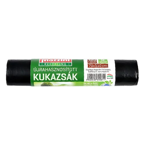 Szemeteszsák MAZZINI 135L újrahasznosított 5 darabos