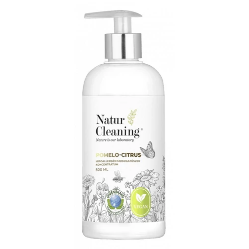 Mosogatószer NATURCLEANING pumpás koncentrátum pomelo-citrus 500 ml