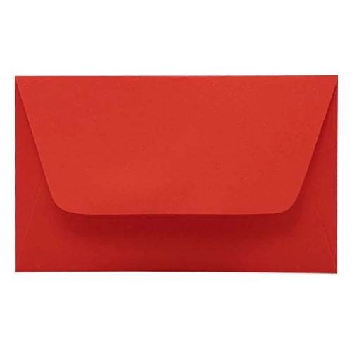 Névjegyboríték színes KASKAD enyvezett 70x105mm 28 korallpiros 50 darabos