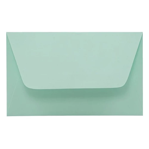 Névjegyboríték színes KASKAD enyvezett 70x105mm 65 zöld 50 darabos