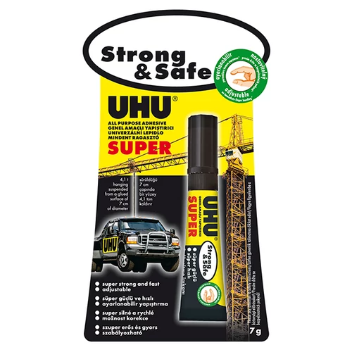 Pillanatragasztó UHU Super Strong&safe 7 g