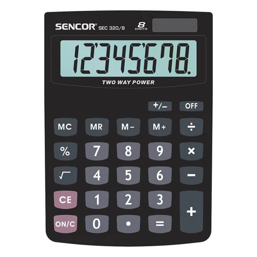 Számológép asztali SENCOR SEC 320/8 8 digit