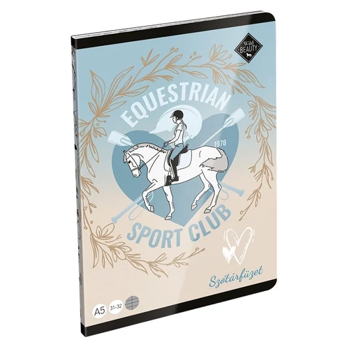 Szótárfüzet LIZZYSULI A/5 32 lapos 31-32 Wild Beauty Sport Club