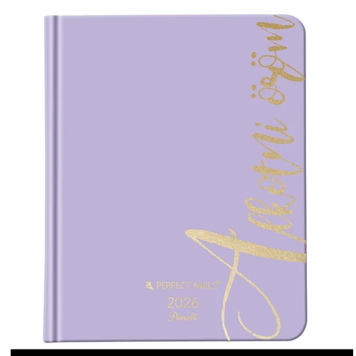 Tervezőnaptár PLANALL New Classic B/5 heti Perfect Nails - Alkotni öröm 2026.