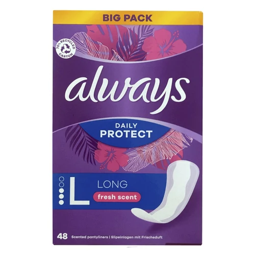 Tisztasági betét ALWAYS Long fresh 48 darabos