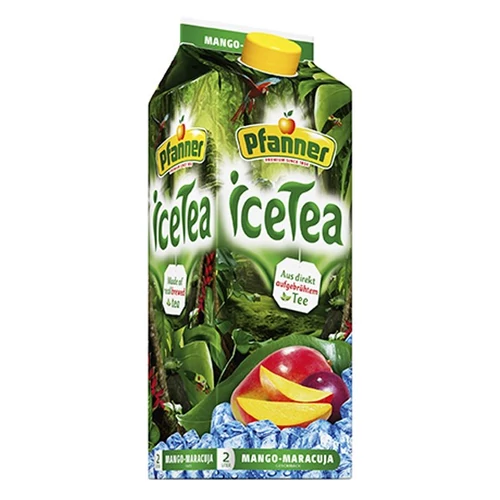 Üdítőital szénsavmentes PFANNER ice tea mangó-maracuja 2L