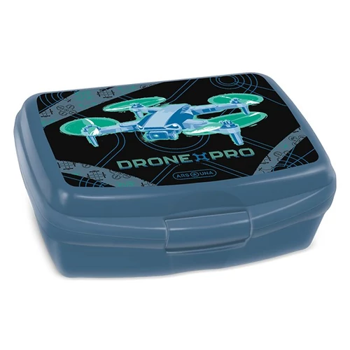 Uzsonnás doboz ARS UNA Drone Pro műanyag 165x135x60 mm