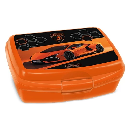 Uzsonnás doboz ARS UNA Lamborghini műanyag 165x135x60 mm
