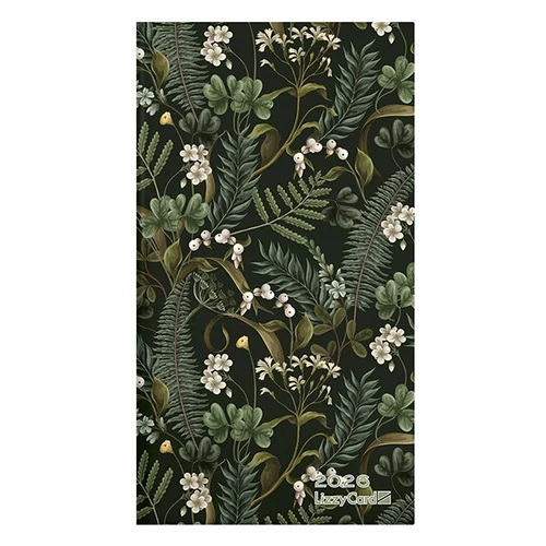 Zsebnaptár LIZZY CARD fekvő keménytáblás Forest night 2026.