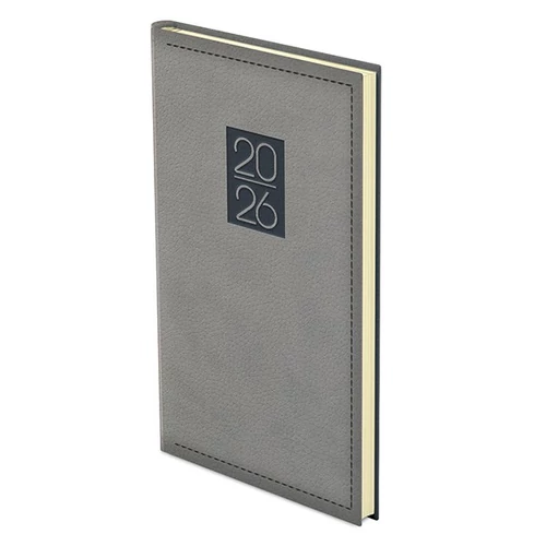 Zsebnaptár TOPTIMER Classic C035 álló sárga lapos szürke 2026.