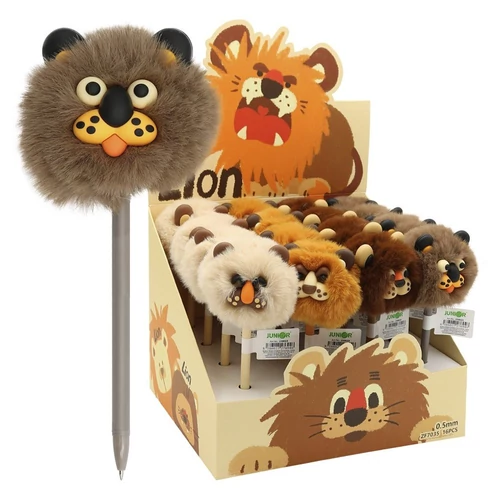 Zseléstoll JUNIOR 0,7mm pom-pom formával Lion